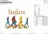 THE FANTASTIC Embroidery File 6 size