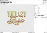 THE LAST Lash Embroidery File 6 size