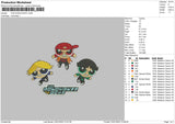 Rowoyruff Embroidery File 6 sizes