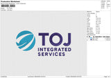 TOJ Embroidery File 6 size