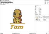 TOM Embroidery File 6 size