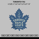 Toronto1702 Embroidery File 6 sizes