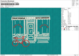 TREAT PEOPLE Embroidery File 6 size