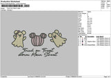 Pumpkintrick Embroidery File 6 sizes