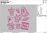 Toys 2101 Embroidery File 6 sizes