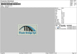 Tradetext Embroidery File 6 sizes