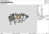 Mickeypumpkin 001 Embroidery File 6 sizes