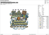 UCLA NATIONAL CHAMPIONS Embroidery File 6 size