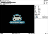 Undergroundtext Embroidery File 6 sizes