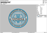 Uohsacircle Embroidery File 6 sizes