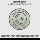 Utopian Boxes Embroidery File 6 sizes