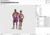 Utah Jazz player Embroidery File 6 size