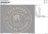 VALEDORES Embroidery File 6 size