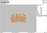 Vaquerostext Embroidery File 6 sizes