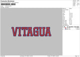 Vitagua Embroidery File 6 sizes