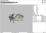 Sockmonster Embroidery File 6 sizes