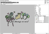 Sockmonster Embroidery File 6 sizes