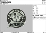 W Circle 1308 Embroidery File 6 sizes