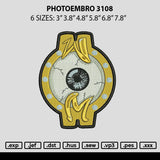 Eye 3108 Embroidery File 6 sizes