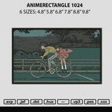 Animerectangle 1024 Embroidery File 6 sizes