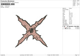 X-luffy Embroidery File 6 size