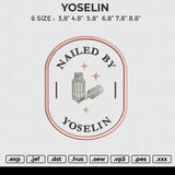 YOSELIN Embroidery File 6 size