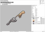 Zoro Hands Monster Embroidery File