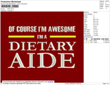 Aide embroidery