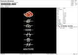 Ninjaclan Embroidery File  6 sizes
