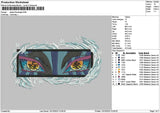 Akazasnow 02 Embroidery File 6 sizes