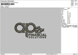 Ap Text Embroidery File 6 sizes