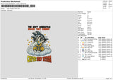 Dragon Chibi 2410 Embroidery File 6 sizes