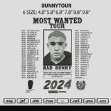 Bunnytour Embroidery File 6 sizes