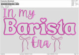 in my Barista Era Applique Embroidery File