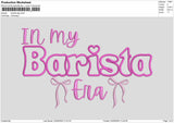 in my Barista Era Applique Embroidery File