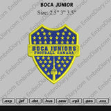 boca junior embroidery