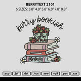 Berrytext Embroidery File 6 sizes