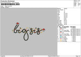 Bigsis Xmas Embroidery File 6 sizes