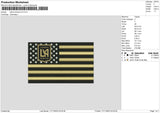 Black america v2 Embroidery File 6 size
