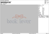 Booktext 0211 Embroidery File 6 sizes