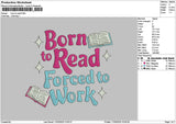 Borntext 1703 Embroidery File 6 sizes