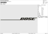 Bose24226 Embroidery File 6 size