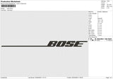 Bose24226 Embroidery File 6 size