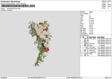 Bouquete 0402 Embroidery File 6 sizes
