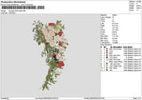 Bouquete 0402 Embroidery File 6 sizes