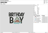 Brithday Boy Embroidery File 6 sizes