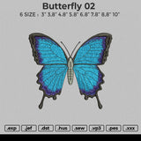 Butterfly 02 Embroidery