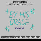 Grace 2705 Embroidery File 6 sizes
