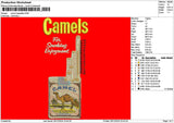 Camelstext 01 Embroidery File 6 sizes