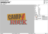 Rocktext Embroidery File 6 sizes